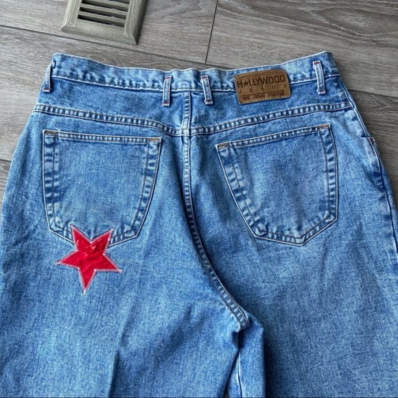 Vintage Patchwork Mom Jeans | Hollywood, The Jean People - Picture 14 of 16